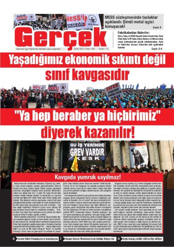 Gerçek Gazetesi Sayı 168 - Eylül 2023