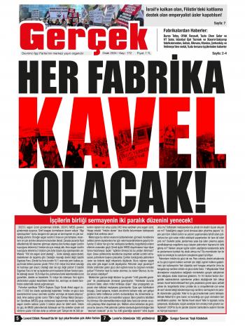 Gerçek Gazetesi Sayı 172 - Ocak 2024