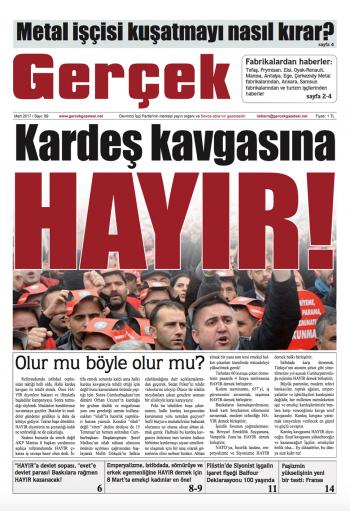 Gerçek Gazetesi Sayı 89 - Şubat 2017