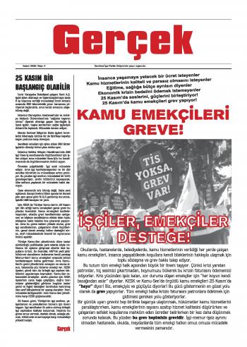 Gerçek Gazetesi Sayı 4