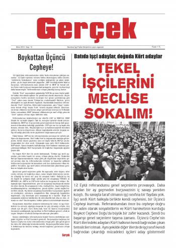 Gerçek Sayı 12 - Ekim 2010