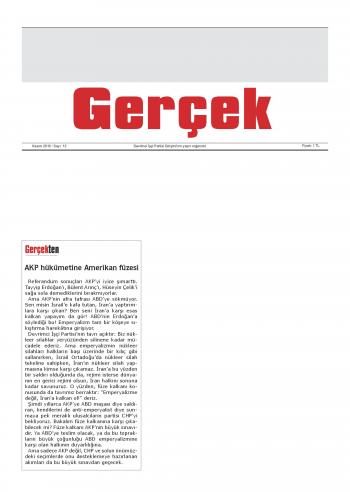 Gerçek Sayı 13 - Kasım 2010