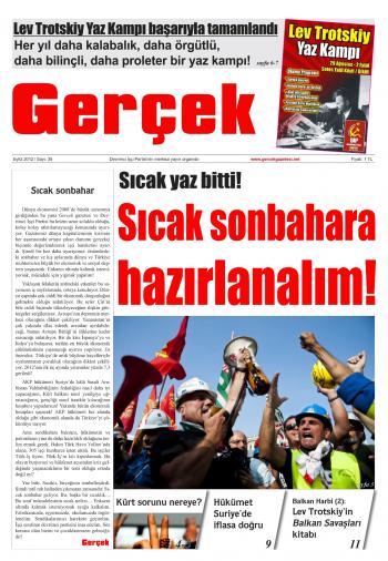 Gerçek Sayı 35 - Eylül 2012