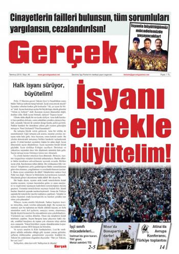 Gerçek Sayı 45 - Temmuz 2013