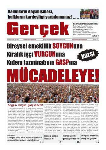 Gerçek Gazetesi Sayı 80 - Haziran 2016 
