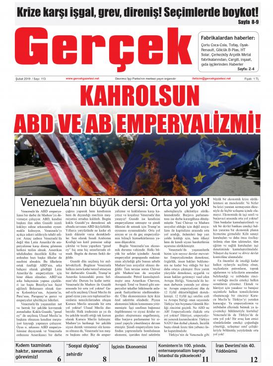 Gerçek Gazetesi Sayı 113
