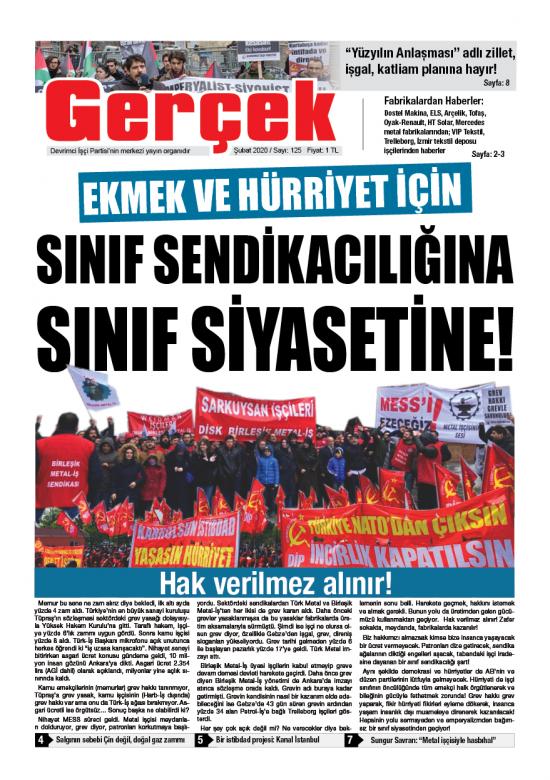 Gerçek Gazetesi Sayı 125