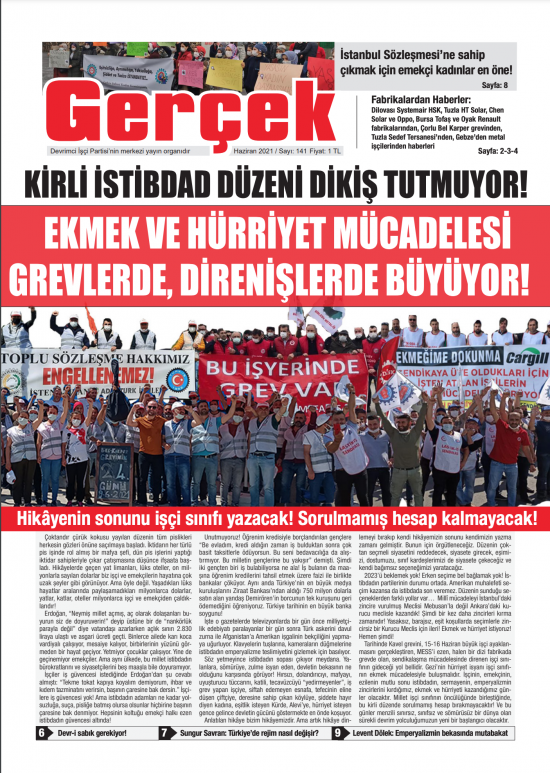 Gerçek Gazetesi Sayı 141