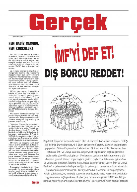 Gerçek Gazetesi Sayı 3