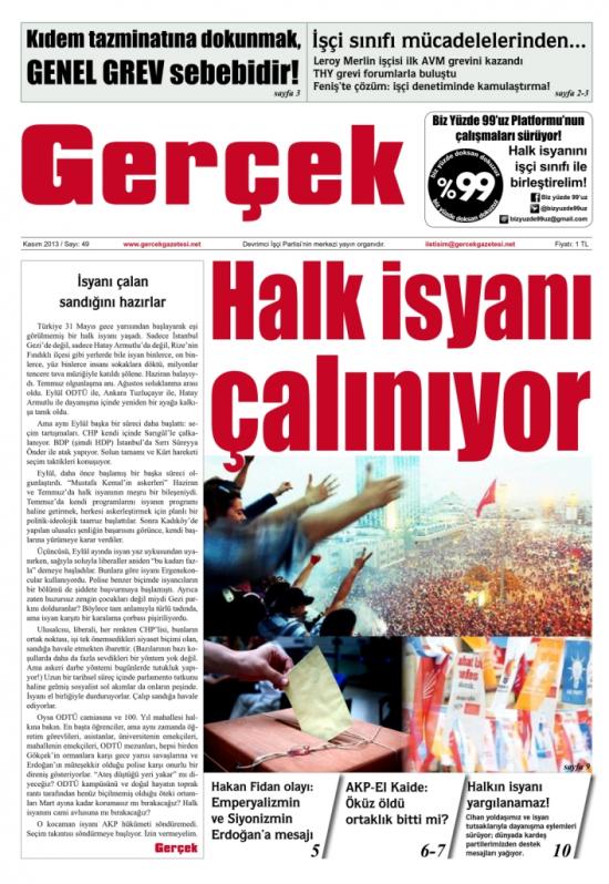 Gerçek Sayı 49 - Kasım 2013