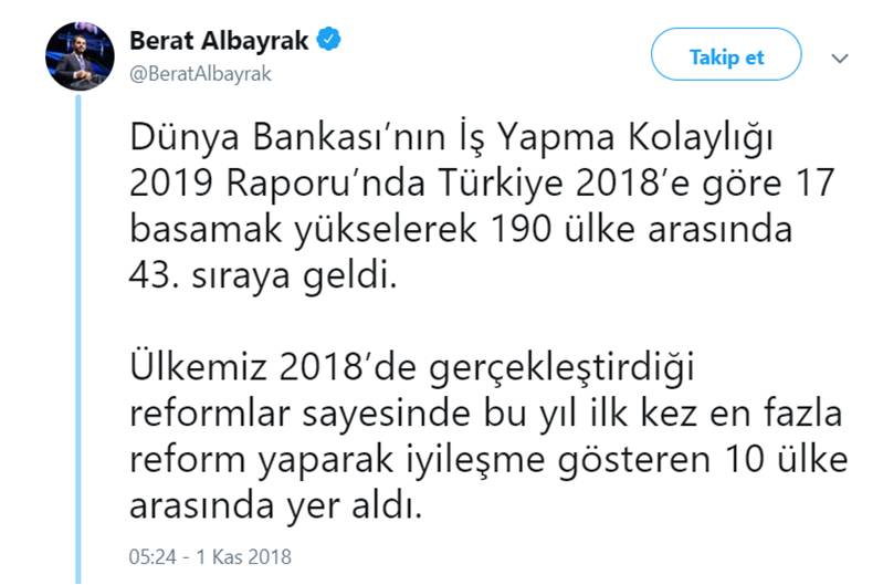 İstibdad rejimi Dünya Bankası’ndan pekiyi aldı! 