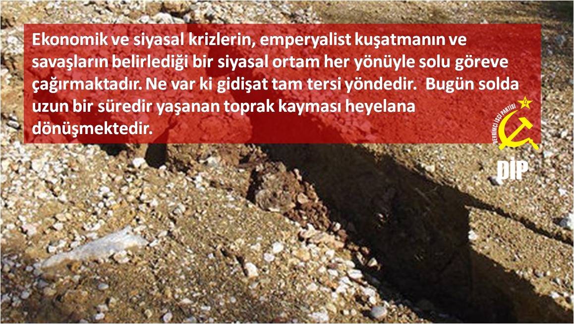 Solda kalmak emperyalizmden ve sermayeden bağımsız olmakla mümkündür!   