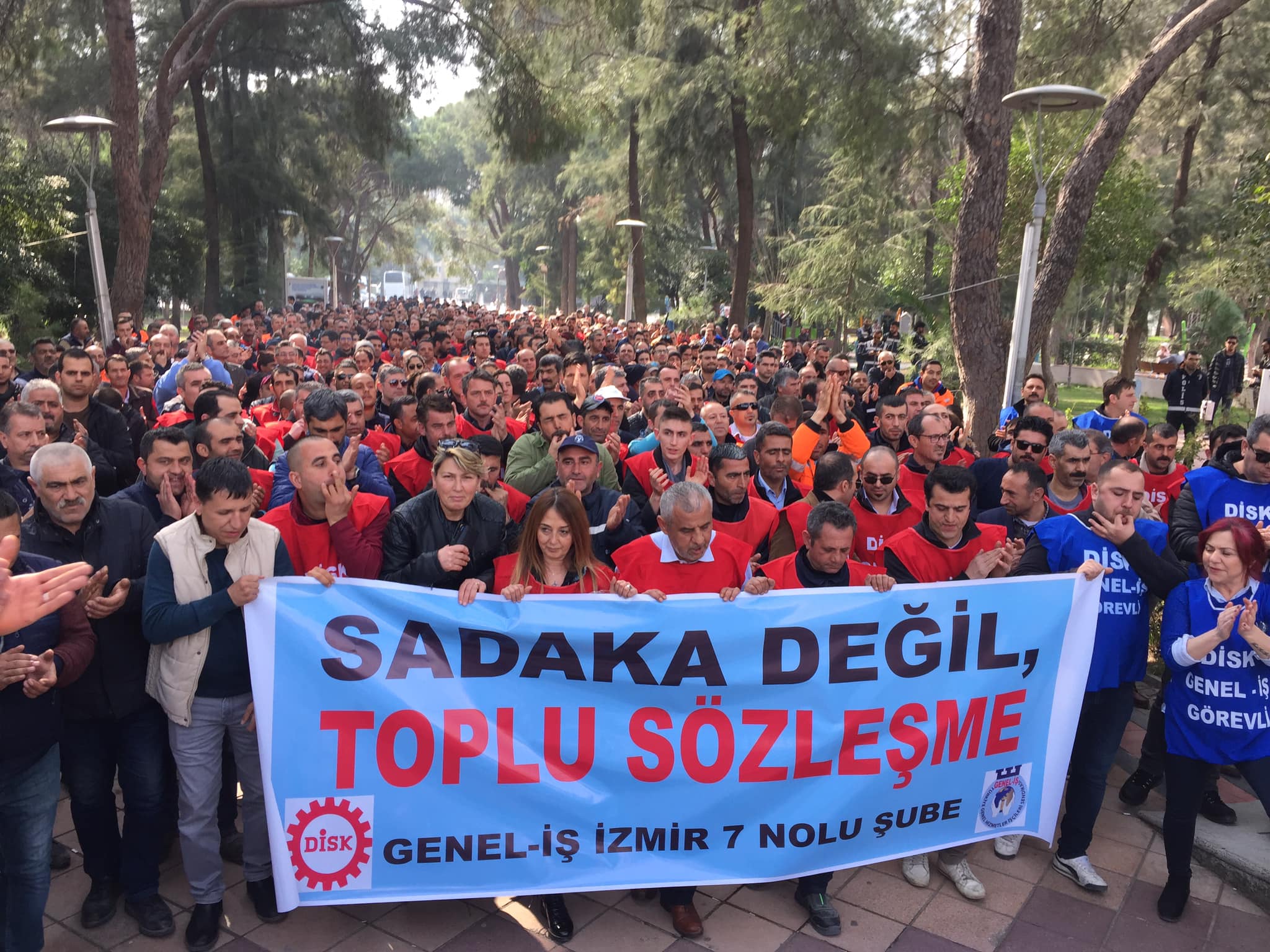 Bornova Belediyesi işçileri