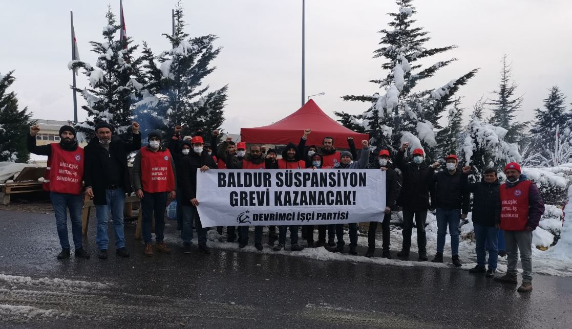 Baldur Süspansiyon grevi: Sendika hakkı ve insanca çalışmak için kıyasıya bir mücadele