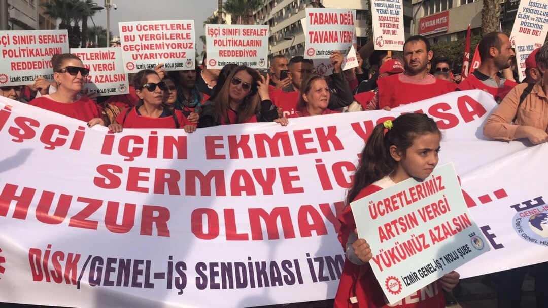 Vergi emekçinin sofrasındaki ekmeği küçültüyor! Toplu sözleşmeleri vergi zulmüne karşı birer mücadele mevzii yapalım! Vergi dilimi sabitlensin! 