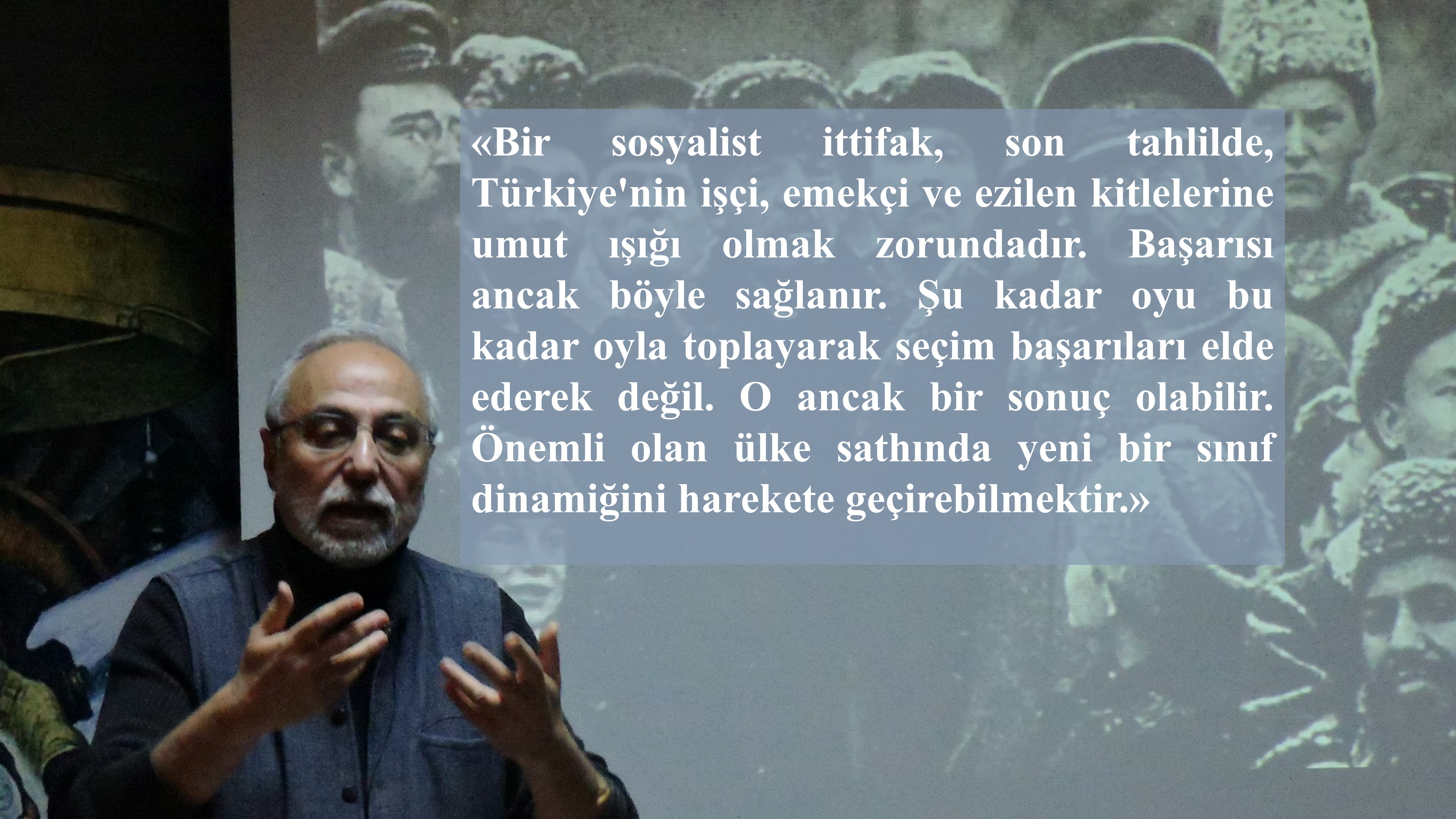 DİP Genel Başkanı Sungur Savran: Emekçi halka özlediği gerçek alternatifi sunabiliriz