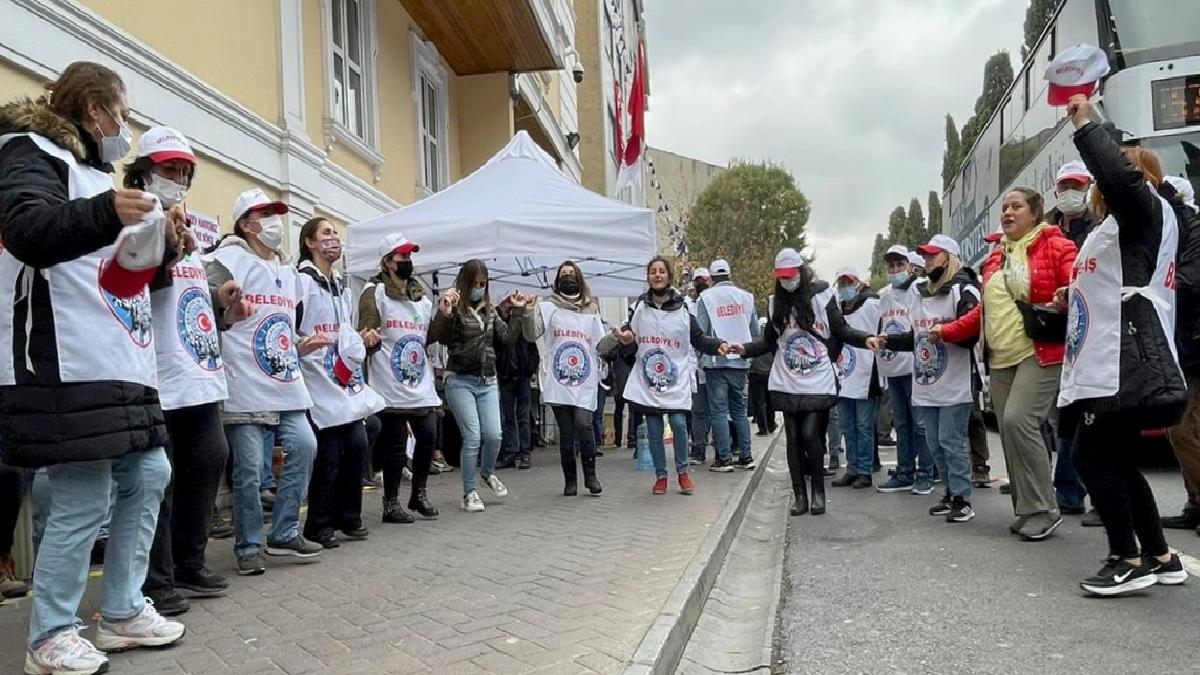 Bakırköy Belediyesi işçileri greve devam ediyor!