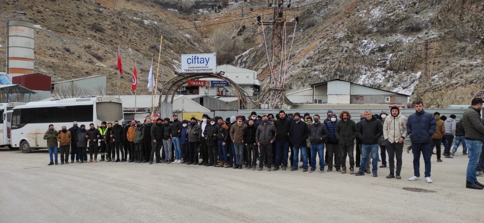 Çiftay Madencilik işçilerinin mücadelesi kazanımla sonuçlandı