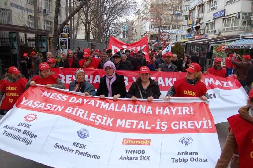 Kamu emekçileri metal işçilerinin yanında! Hep birlikte grev hakkını savunmaya! Bu grev hepimizin!