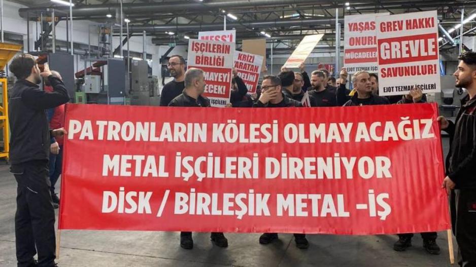 Kavgamız memleketin kaymağını yiyenlerle! - Ejot Tezmak'da bir işçi