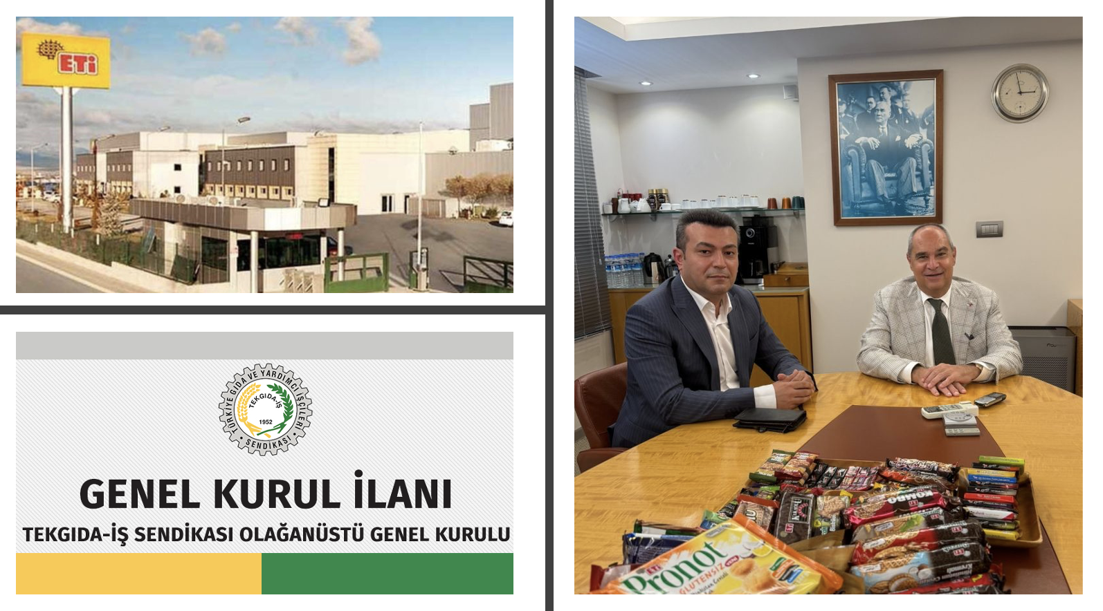 Eti Gıda işçisi sorularının cevabını aldı: Patron arkamızda diyerek başkanlığa aday oldular! İşçi çıkartmada patronla işbirliğini itiraf ettiler! Eti Gıda işçisi sorularının cevabını aldı: Patron arkamızda diyerek başkanlığa aday oldular! İşçi çıkartmada patronla işbirliğini itiraf ettiler!