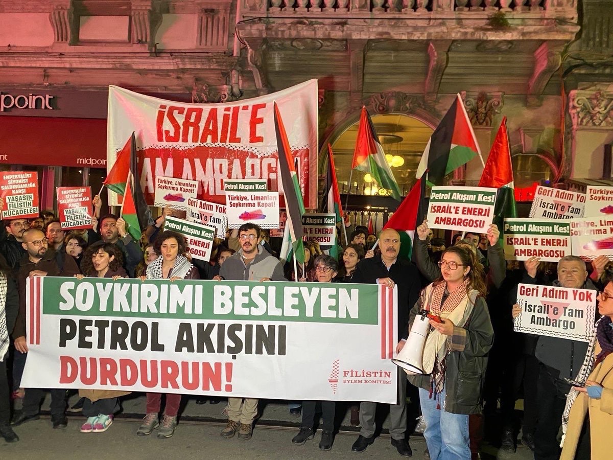 Filistin Eylem Komitesi’nden istibdad rejimine “Soykırım vanalarını kapat” çağrısı