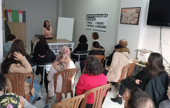 Kadına Yönelik Şiddetle Mücadele Günü’nde emekçi kadınlar İstanbul İkitelli’de buluştu