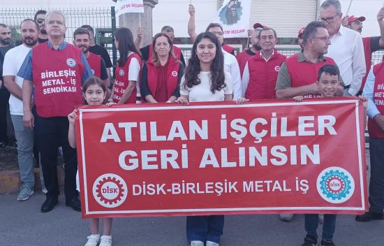 SAG Hidrolik işçisi sendikal hakları için direnişe devam ediyor!