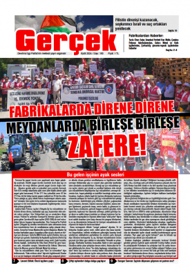 Gerçek Gazetesi Sayı 180- Eylül 2024