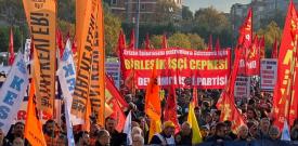 İstanbul’da miting: “Krizin faturasını krizi yaratanlar ödesin”