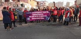 Birleşik Metal-İş’li kadın işçilerden VİP Tekstil işçilerine dayanışma ziyareti