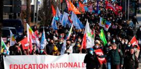 Fransa’da eğitim emekçilerinden tarihî grev