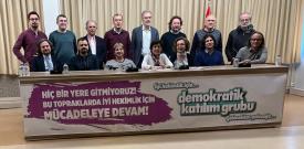 İstanbul Tabip Odası seçimlerinde aday olan  “Demokratik Katılım Grubu” basın açıklaması düzenledi