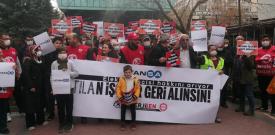 EnerjiSa’da işçi kıyımına karşı direnen işçiler anlattı: Taleplerimiz karşılanana kadar mücadeleye devam!