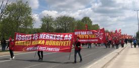 İstanbul’da işçilerin coşkuyla kutladığı 1 Mayıs sınıf mücadelesinde yeni bir yükselişin arifesi olsun! 