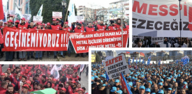 MESS, patronların grev yasaklama tehdidine karşı metal işçisinin grev tehdidiyle sarsıldı
