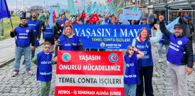 Grevden 1 Mayıs’a: Temel Conta işçisi alanda!