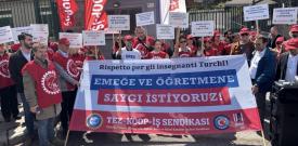 Özel İtalyan Lisesi öğretmenleri 3 aydır greve devam ediyor!