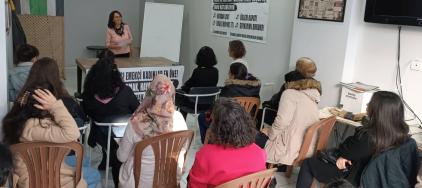 Kadına Yönelik Şiddetle Mücadele Günü’nde emekçi kadınlar İstanbul İkitelli’de buluştu