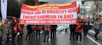 8 Mart’ta emekçi kadınlar en öne! Örgütlenme ve mücadele yılına 8 Mart’ta emekçi kadınların damgasını vuralım!