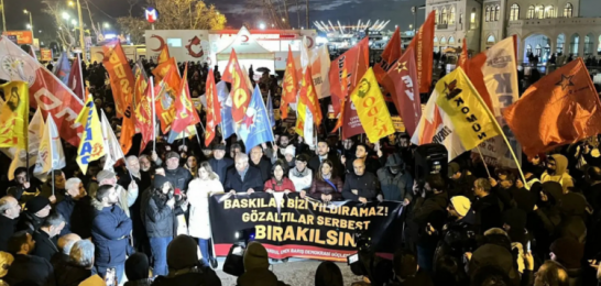 HDK dayanışma eylemi Kadıköy