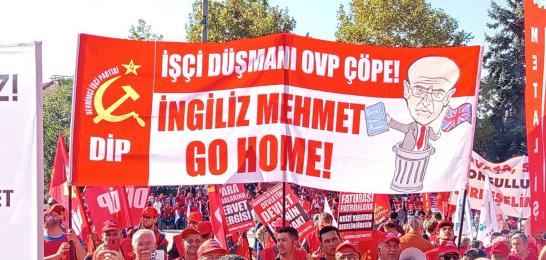 Uzlaşma yok! Sınıf kavgası var!