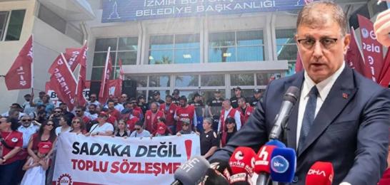 İzmir Büyükşehir Belediyesi’nde işçi ve sendika düşmanlığı devam ediyor!