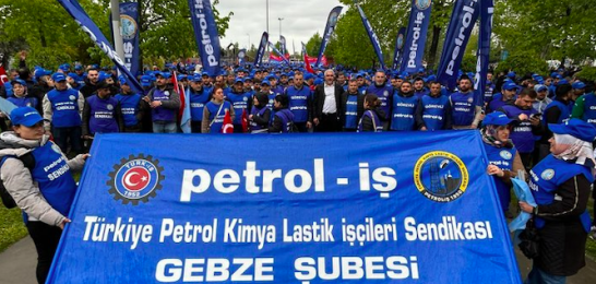 Gebze’de Petrol-İş sendikasında örgütlü işçiler toplu sözleşmelerden zafer ardına zaferle çıktı!