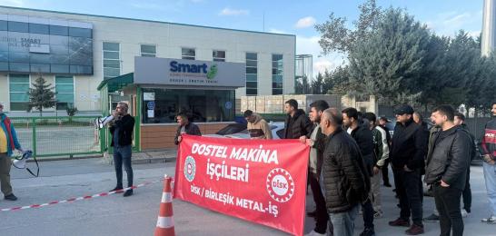 Dilovası Dostel’den bir metal işçisi: Smart Solar grevini kazanacağız, MESS’in oyunlarını bozacağız!