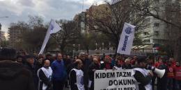 Eskişehir’de emekçiler kazanılmış haklarının gaspına karşı basın açıklaması düzenledi
