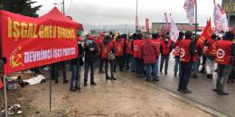 Baldur grevinde parola: “İşgal, grev, direniş!”