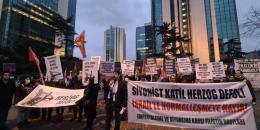 Filistin Dostları, Siyonist katil Isaac Herzog’un Türkiye ziyaretini protesto etti