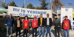 Atışkan Yapı işçilerinin grevi kararlılıkla devam ediyor!