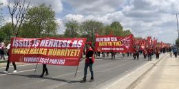 Devrimci İşçi Partisi dipten gelen dalgayı 1 Mayıs’ta İstanbul ve İzmir’de meydanlara taşıdı!